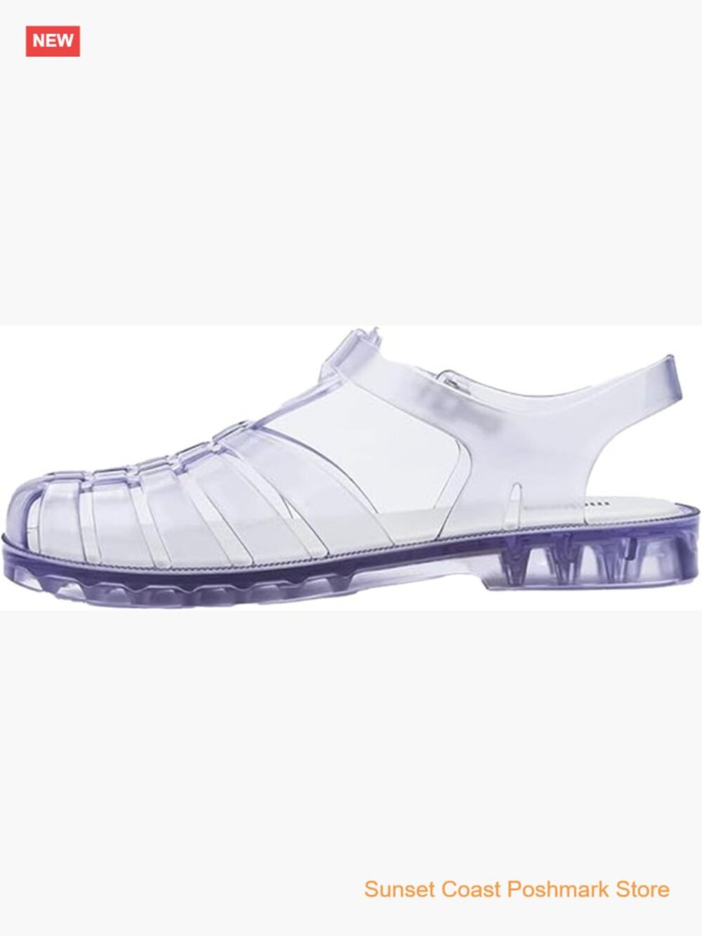 Fisherman Jelly Sandals Adjustable Strap Buckle Flat Sandals